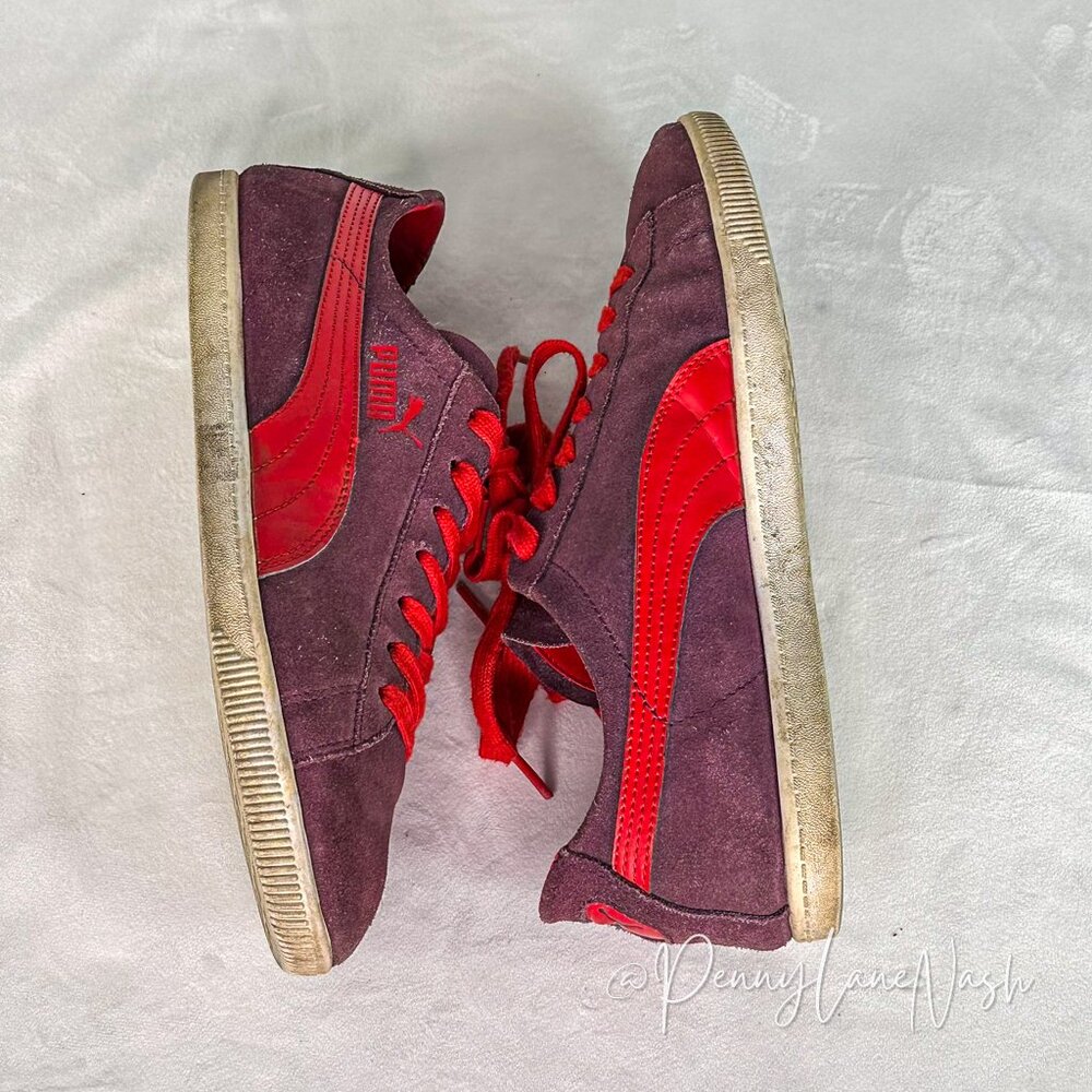 PUMA Women's Glyde Lo WN's Low Neck Sneaker 9.5 Red/Pink/Cabernet - Picture 5 of 7